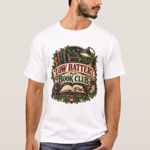 Low-Battery-Buchclub – Introvertierter Leser Vinta T-Shirt