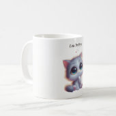 Low Battery Cat Meme Mug Kaffeetasse (Vorderseite Links)