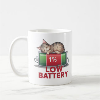 Low-Battery-Kitten Kaffeetasse