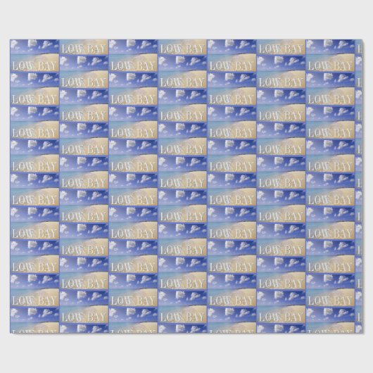 Low Bay Beach, Barbuda, Antigua Geschenkpapier (Flach)