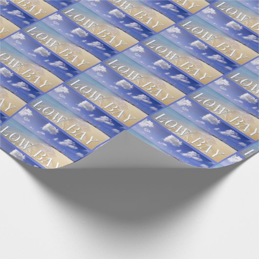 Low Bay Beach, Barbuda, Antigua Geschenkpapier (Ecke)