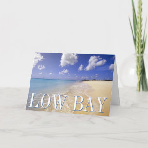 Low Bay Beach, Barbuda, Antigua Happy Birthday Karte