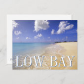 Low Bay Beach, Barbuda, Antigua | Happy Birthday Postkarte (Vorne/Hinten)