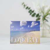 Low Bay Beach, Barbuda, Antigua | Happy Birthday Postkarte (Stehend Vorderseite)