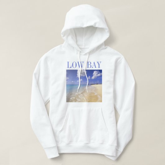 Low Bay Beach, Barbuda, Antigua Hoodie (Design vorne)