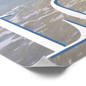 Low Bay Beach, Barbuda, Antigua Poster (Ecke)