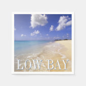 Low Bay Beach, Barbuda, Antigua Serviette (Vorderseite)