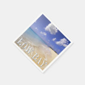 Low Bay Beach, Barbuda, Antigua Serviette (Ecke)
