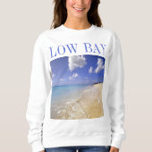 Low Bay Beach, Barbuda, Antigua Sweatshirt (Vorderseite)