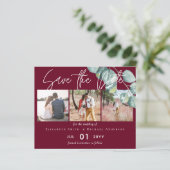 Low Budget BURGUNDY White EUCALYPTUS Wedding (Stehend Vorderseite)