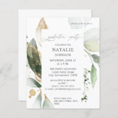 Low Budget Eukalyptus Glow Gold Graduation Party (Vorne/Hinten)