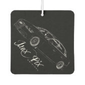 Low Car Audi MaxPix ORIGINAL Black Autolufterfrischer (Vorderseite)