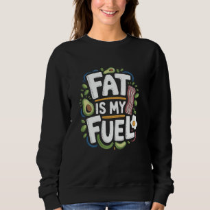 Low Carb Keto Design für ketogene Diät Ketose Ke Sweatshirt