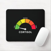 Low-Cortisol-Spiegel-Meme  Mousepad (Mit Mouse)