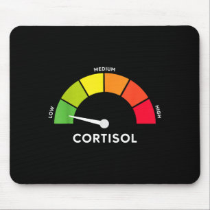 Low-Cortisol-Spiegel-Meme  Mousepad