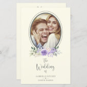 Low Cost Classic Lilac Shades Floral Garland Foto (Vorne/Hinten)