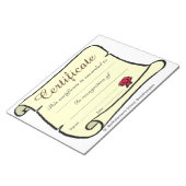 Low Cost School Certificate Scroll Sheets Notizblock (angewinkelt)