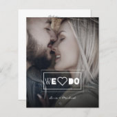 Low Cost Trendy Funny We Do Calligraphy Photo (Vorne/Hinten)