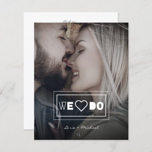 Low Cost Trendy Funny We Do Calligraphy Photo (Vorne/Hinten)