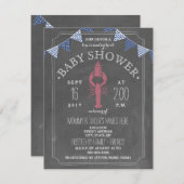 Low Country Boil Co Ed Baby Dusche Einladung (Vorne/Hinten)