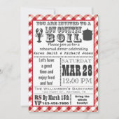 Low Country Boil Probe Abendessen Party Einladung (Vorderseite)
