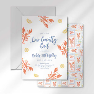 Low Country Meeresfrüchte-Lobsterbacken Einladung