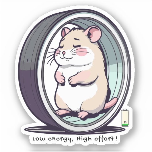 Low Energy High Effort – Relatable Life Aufkleber (Vorderseite)