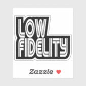 Low Fidelity Aufkleber (Blatt)