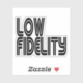 Low Fidelity Aufkleber (Blatt)