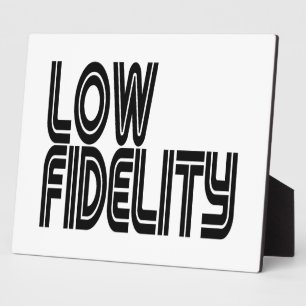Low Fidelity Fotoplatte