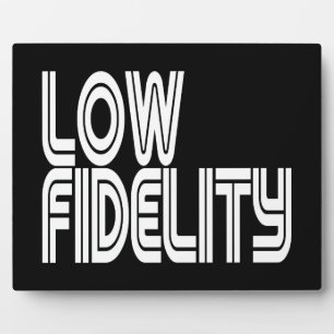Low Fidelity Fotoplatte