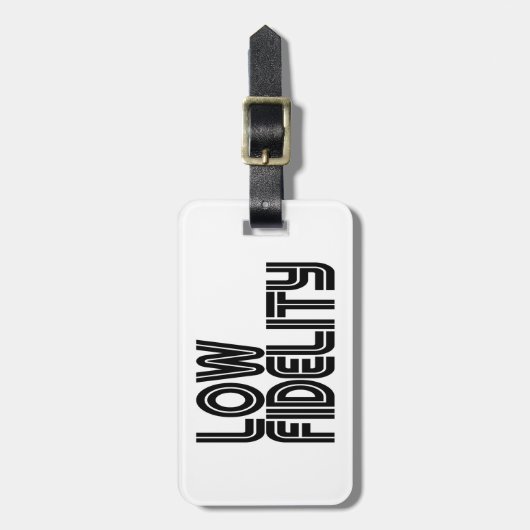 Low Fidelity Gepäckanhänger (Vorderseite vertikal)