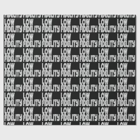 Low Fidelity Geschenkpapier (Flach)
