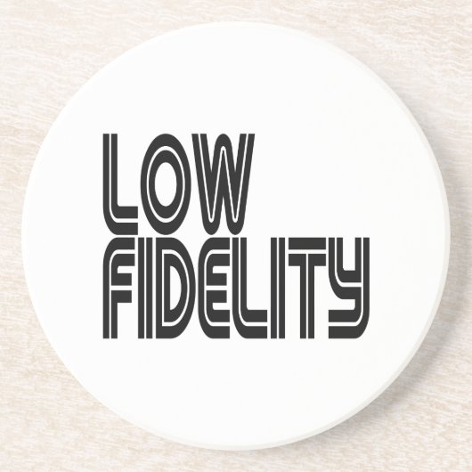 Low Fidelity Getränkeuntersetzer (Vorne)