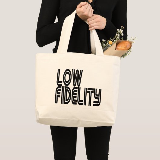 Low Fidelity Jumbo Stoffbeutel (Vorderseite (Produkt))