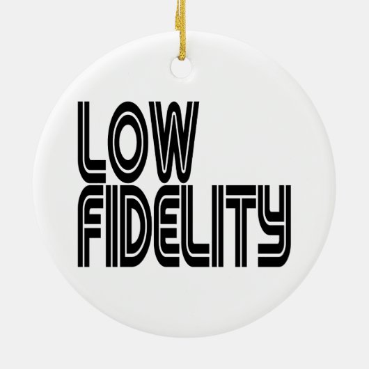 Low Fidelity Keramik Ornament (Hinten)