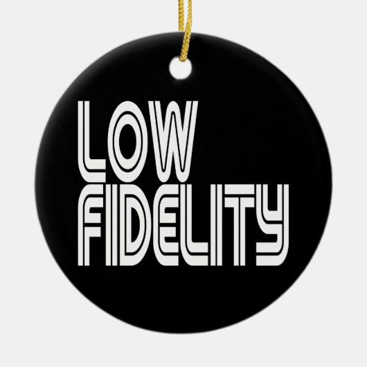 Low Fidelity Keramikornament (Vorne)