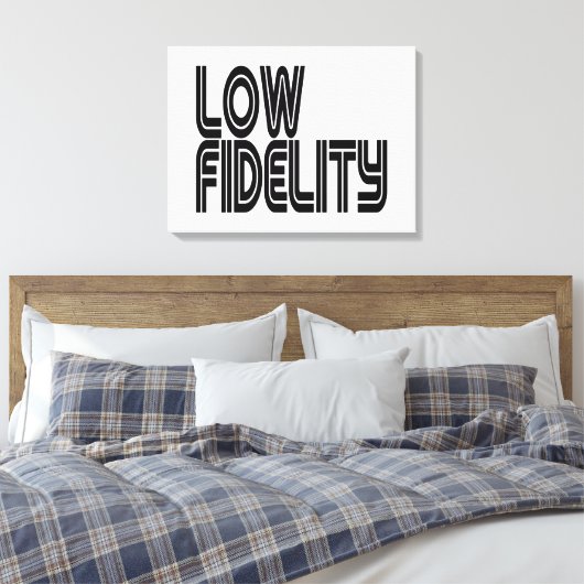 Low Fidelity Leinwanddruck (Insitu (Schlafzimmer))