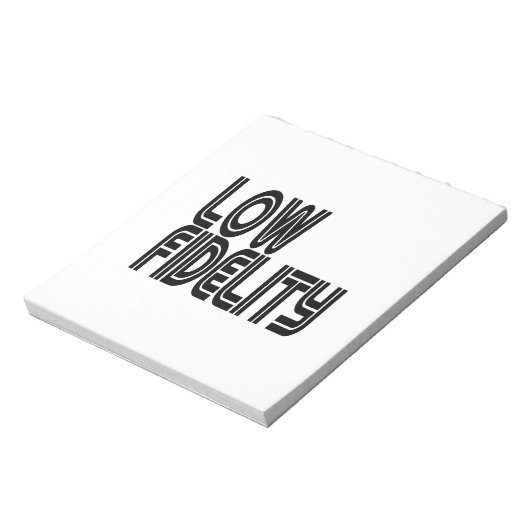 Low Fidelity Notizblock (Rotiert)