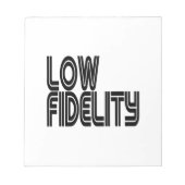 Low Fidelity Notizblock (Vorderseite)