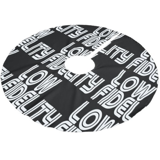 Low Fidelity Polyester Weihnachtsbaumdecke (Schrägansicht)