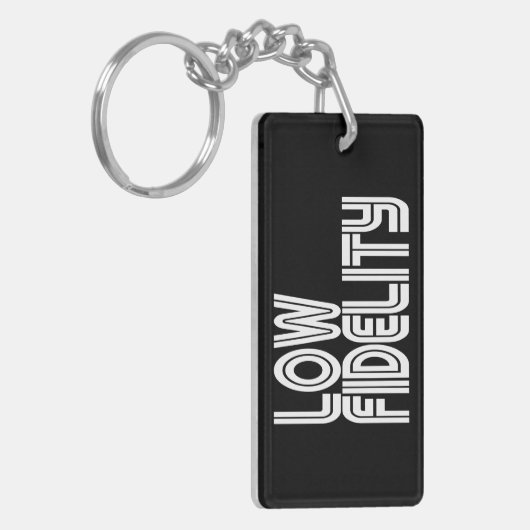 Low Fidelity Schlüsselanhänger (Vorderseite links)