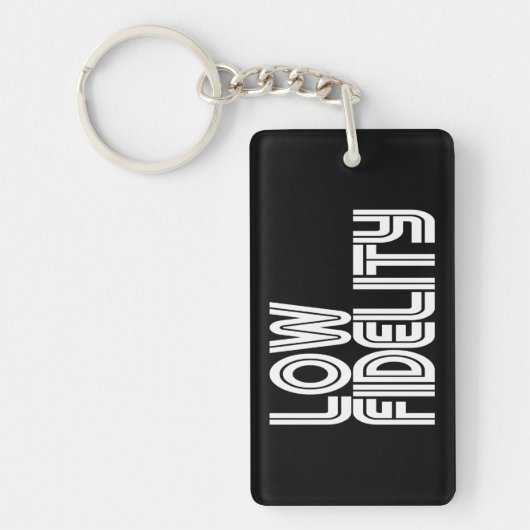 Low Fidelity Schlüsselanhänger (Vorderseite)