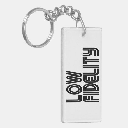 Low Fidelity Schlüsselanhänger (Vorderseite links)