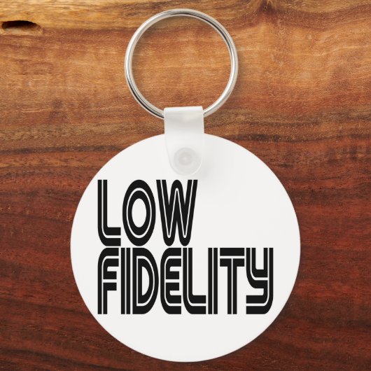 Low Fidelity Schlüsselanhänger (Vorderseite)
