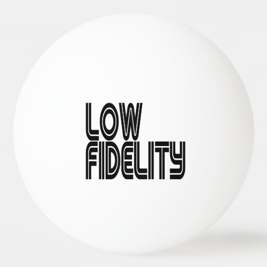 Low Fidelity Tischtennisball (Vorderseite)