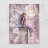 Low Hangon Moon Fairy Postcard Postkarte (Vorderseite)