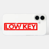 Low-Key-Briefmarke Case-Mate iPhone Hülle (Rückseite (Horizontal))