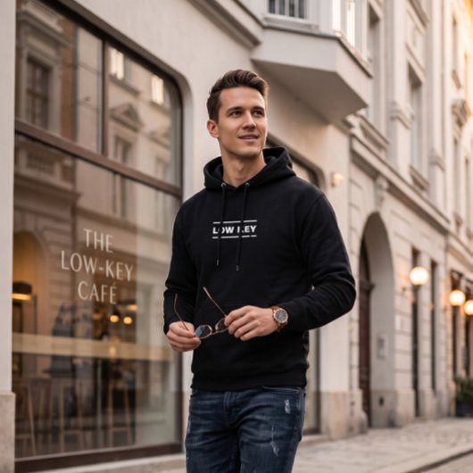 Low Key Minimalist Pullover Hoodie | Urban auf Deu