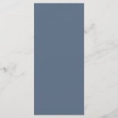 Low Key Minimalistischer Wirbel Menükarte (Rückseite)